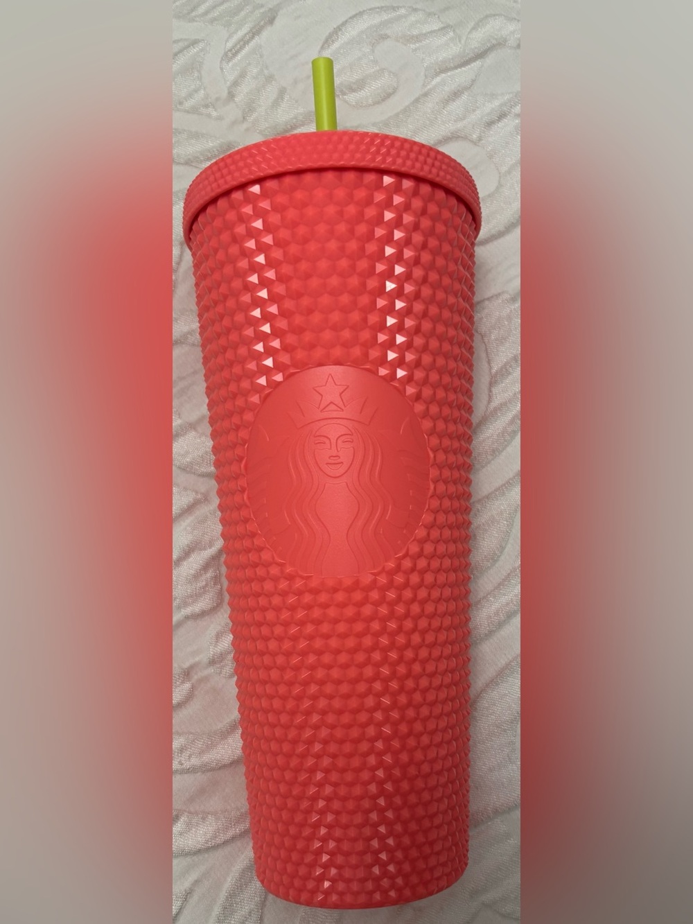 EUC Starbucks Neon Plastic Tumbler 24oz